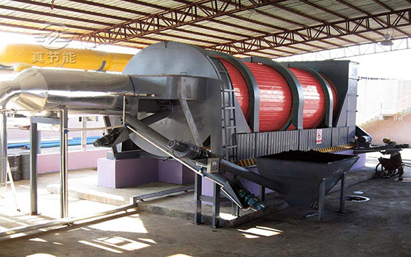 三筒多回程網格式紙漿烘干機